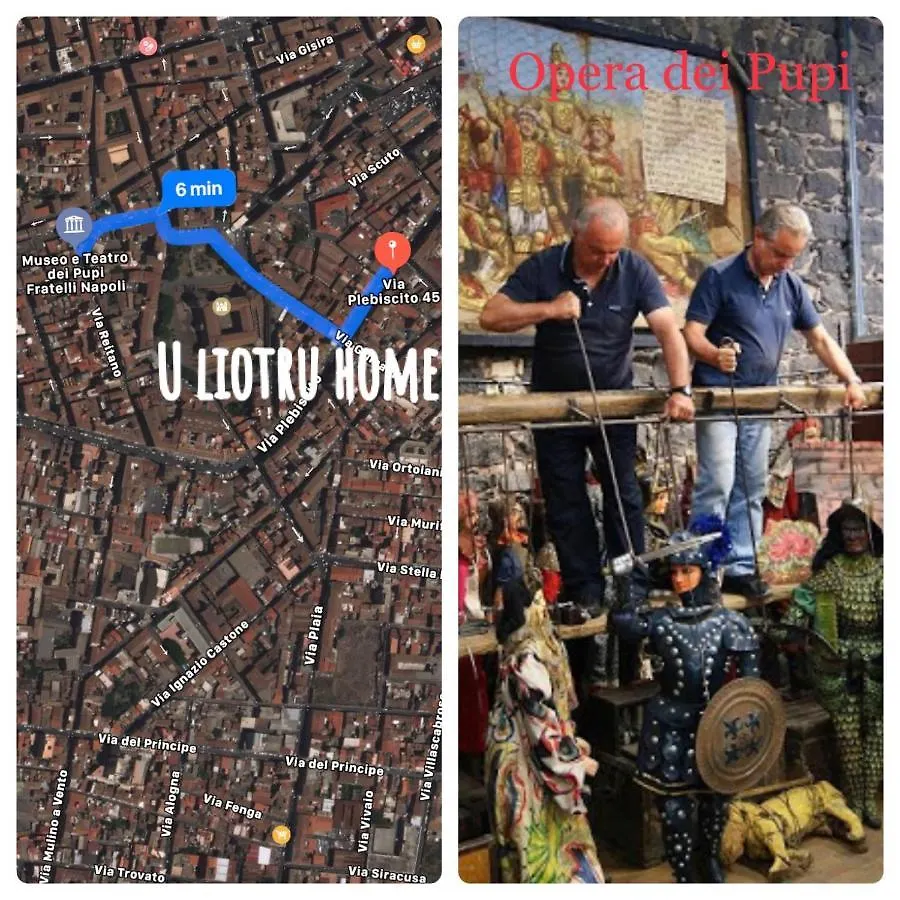 U Liotru Home Katania Apartament